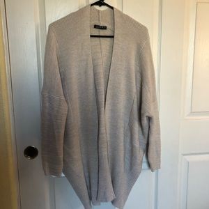 Cotton On cream long dolman cardigan